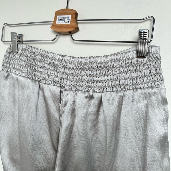 Club Monaco Silk Silver Trousers Size S - Picture 10 of 13